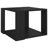 Vidaxl salontafel 40x40x30 cm bewerkt hout zwart