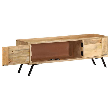 Vidaxl tv-meubel 110x30x40 cm massief mangohout