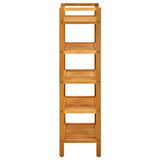 Vidaxl shoe rack with 5 shelves 50x27x100 cm solid oak