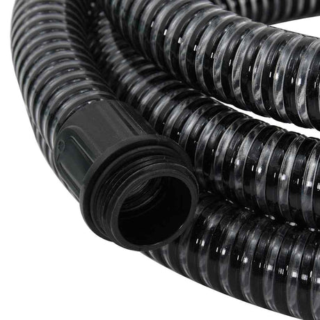 Vidaxl zuigslang met messing koppelingen 1,1'' 4 m pvc zwart