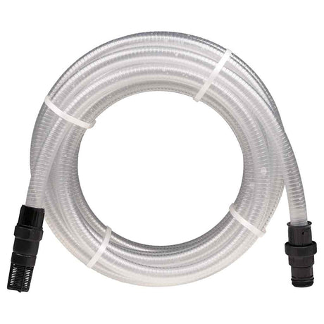 Vidaxl zuigslang met pvc koppelingen 1,1'' 10 m pvc transparant