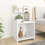 Vidaxl nachtkastjes 2 st 40x35x60 cm bewerkt hout wit