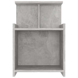 Vidaxl nachtkastje 40x35x60 cm bewerkt hout betongrijs