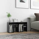 Vidaxl nachtkastjes 2 st 40x30x40 cm bewerkt hout zwart