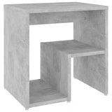 Vidaxl nachtkastje 40x30x40 cm bewerkt hout betongrijs
