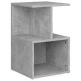 Vidaxl nachtkastje 35x35x55 cm bewerkt hout betongrijs