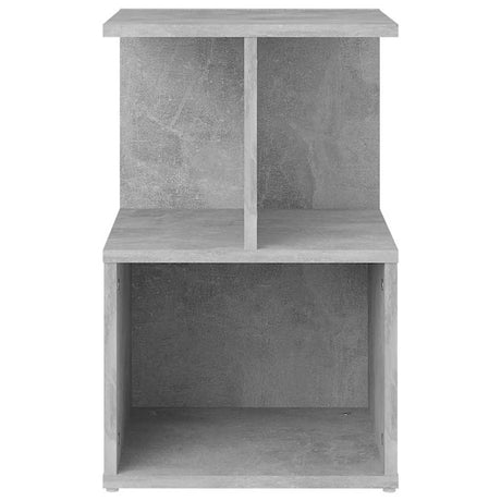 Vidaxl nachtkastjes 2 st 35x35x55 cm bewerkt hout betongrijs
