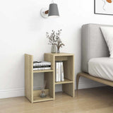 Vidaxl nachtkastjes 2 st 50x30x51,5 cm bewerkt hout sonoma eikenkleur