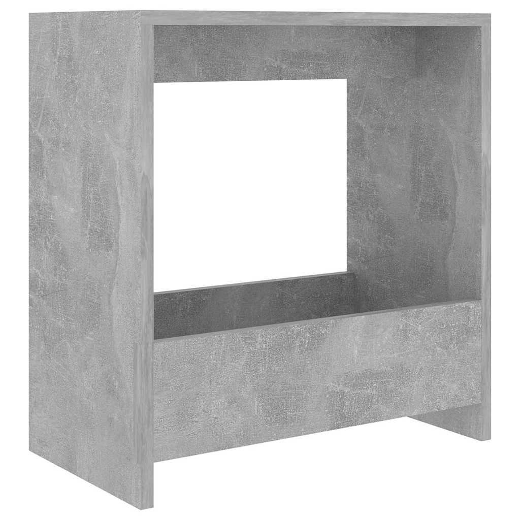 Vidaxl bijzettafel 50x26x50 cm bewerkt hout betongrijs