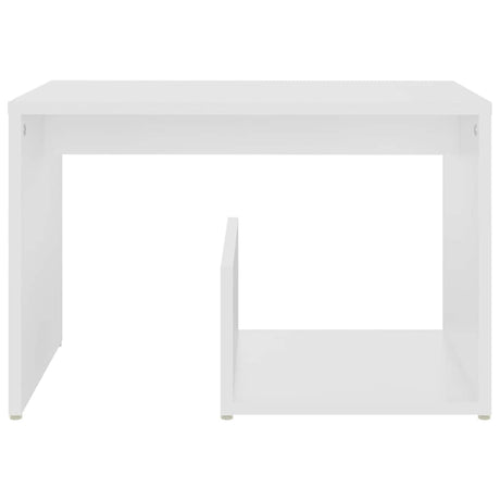 Vidaxl bijzettafel 59x36x38 cm bewerkt hout wit