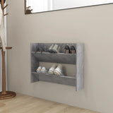 Vidaxl Wall Shoe Szaflet 80x18x60 cm Edytowana cena betonu drewnianego