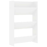 Vidaxl wandschoenenkast 60x18x90 cm spaanplaat wit