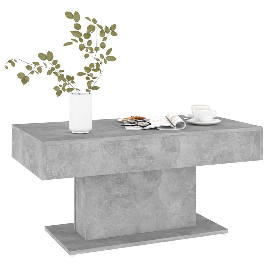 Vidaxl salontafel 96x50x45 cm bewerkt hout betongrijs