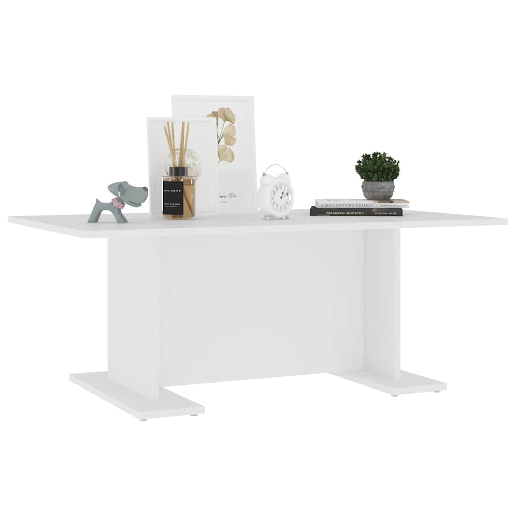 Vidaxl salontafel 103,5x60x40 cm bewerkt hout wit