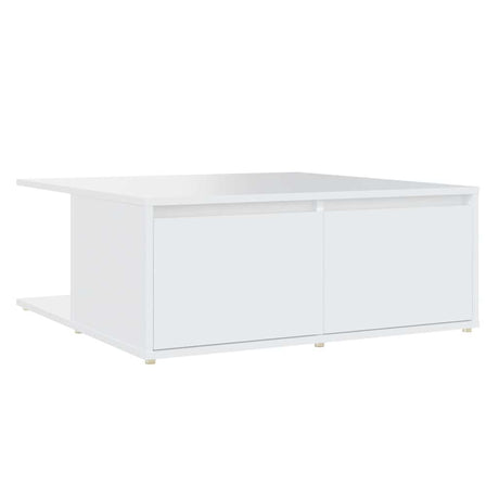 Vidaxl salontafel 80x80x31 cm bewerkt hout wit