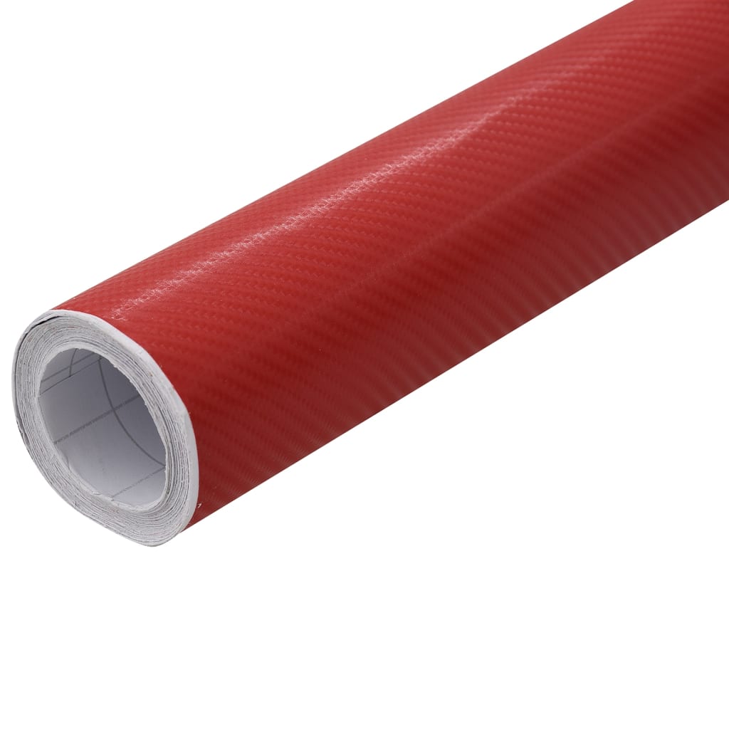 Vidaxl 2 St Autofolie 4D 100x150 cm rosso