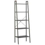 Vidaxl opbergmeubel met 5 lagen 56x35x174 cm zwart