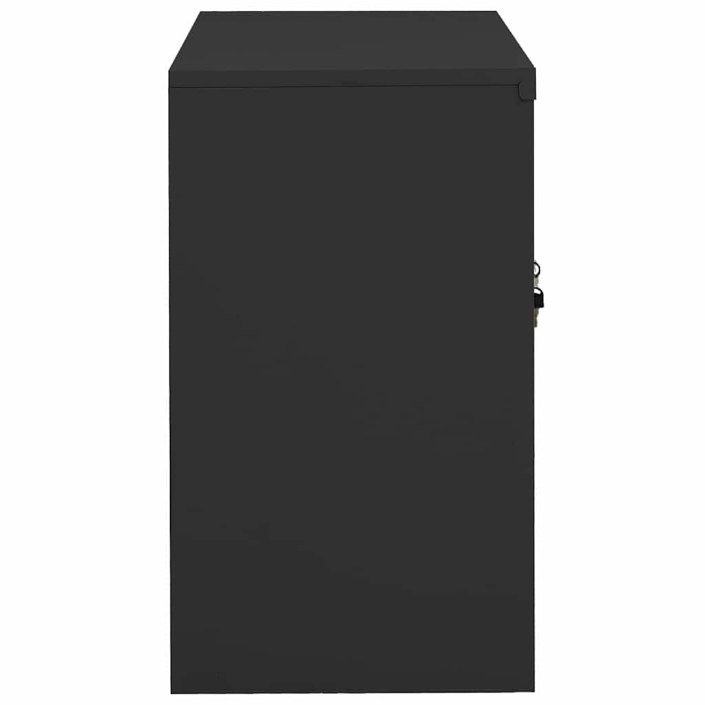Vidaxl kantoorkast 90x40x70 cm staal antracietkleurig