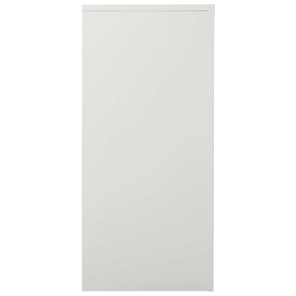 Vidaxl roldeurkast 90x40x90 cm staal lichtgrijs