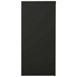 Vidaxl roldeurkast 90x40x90 cm staal antracietkleurig