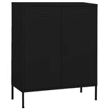 Vidaxl opbergkast 80x35x101,5 cm staal zwart