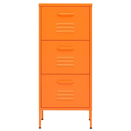 Vidaxl opbergkast 42,5x35x101,5 cm staal oranje