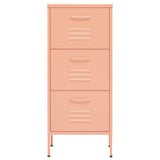 Vidaxl opbergkast 42,5x35x101,5 cm staal roze