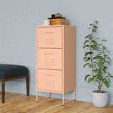 Vidaxl opbergkast 42,5x35x101,5 cm staal roze