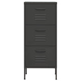 Vidaxl opbergkast 42,5x35x101,5 cm staal antracietkleurig