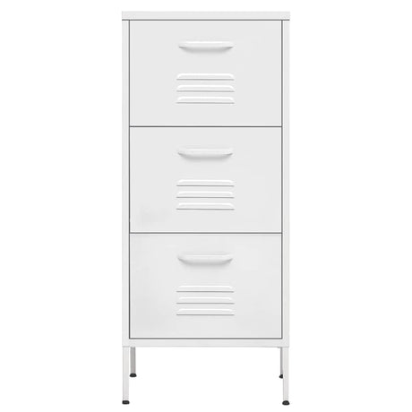 Vidaxl opbergkast 42,5x35x101,5 cm staal wit