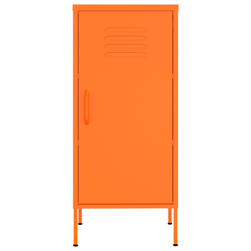 Vidaxl opbergkast 42,5x35x101,5 cm staal oranje