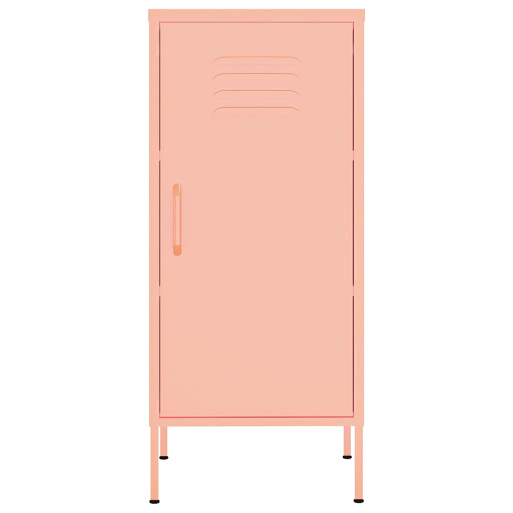 Vidaxl opbergkast 42,5x35x101,5 cm staal roze
