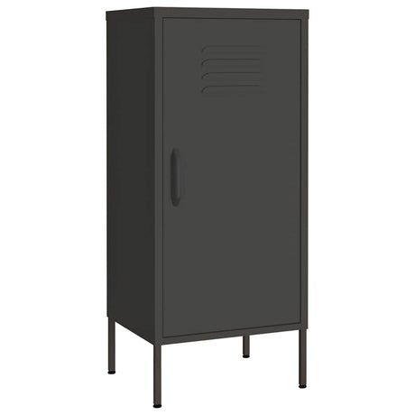 Vidaxl opbergkast 42,5x35x101,5 cm staal antracietkleurig