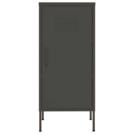 Vidaxl opbergkast 42,5x35x101,5 cm staal antracietkleurig