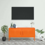 Vidaxl tv-meubel 105x35x50 cm staal oranje