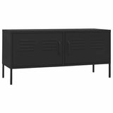 Vidaxl tv-meubel 105x35x50 cm staal zwart