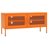 Vidaxl tv-meubel 105x35x50 cm staal oranje