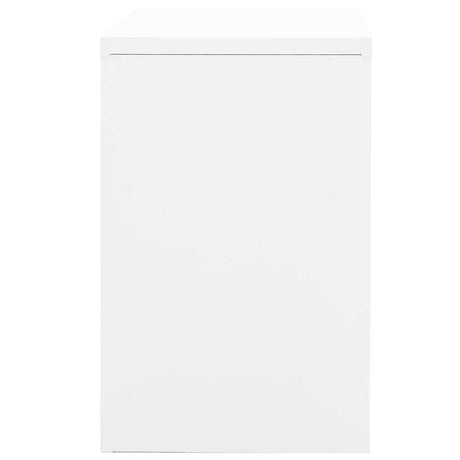 Vidaxl archiefkast 90x46x72,5 cm staal wit