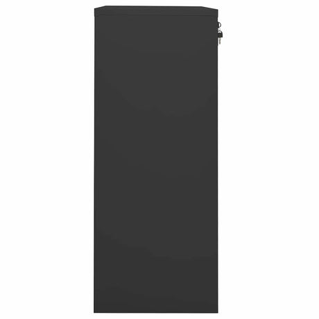 Vidaxl kantoorkast 90x40x102 cm staal antracietkleurig