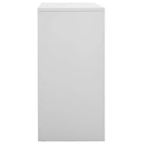 Vidaxl lockerkast 90x45x92,5 cm staal lichtgrijs