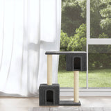 Vidaxl cat furniture with sisal scratching posts 60 cm dark gray