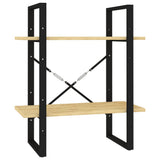 Vidaxl boekenkast met 2 schappen 60x30x70 cm massief grenenhout