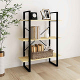 Vidaxl boekenkast met 3 schappen 80x30x105 cm massief grenenhout