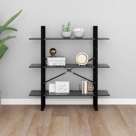 Vidaxl boekenkast 100x30x105 cm bewerkt hout grijs