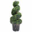 Vidaxl kunstplant met pot buxus spiraal 89 cm groen