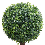 Vidaxl kunstplant met pot buxus bolvorming 118 cm groen