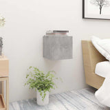 Vidaxl nachtkastjes 2 st 30,5x30x30 cm spaanplaat betongrijs