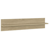 Vidaxl wandschappen 2 st 80x11,5x18cm bewerkt hout sonoma eikenkleurig