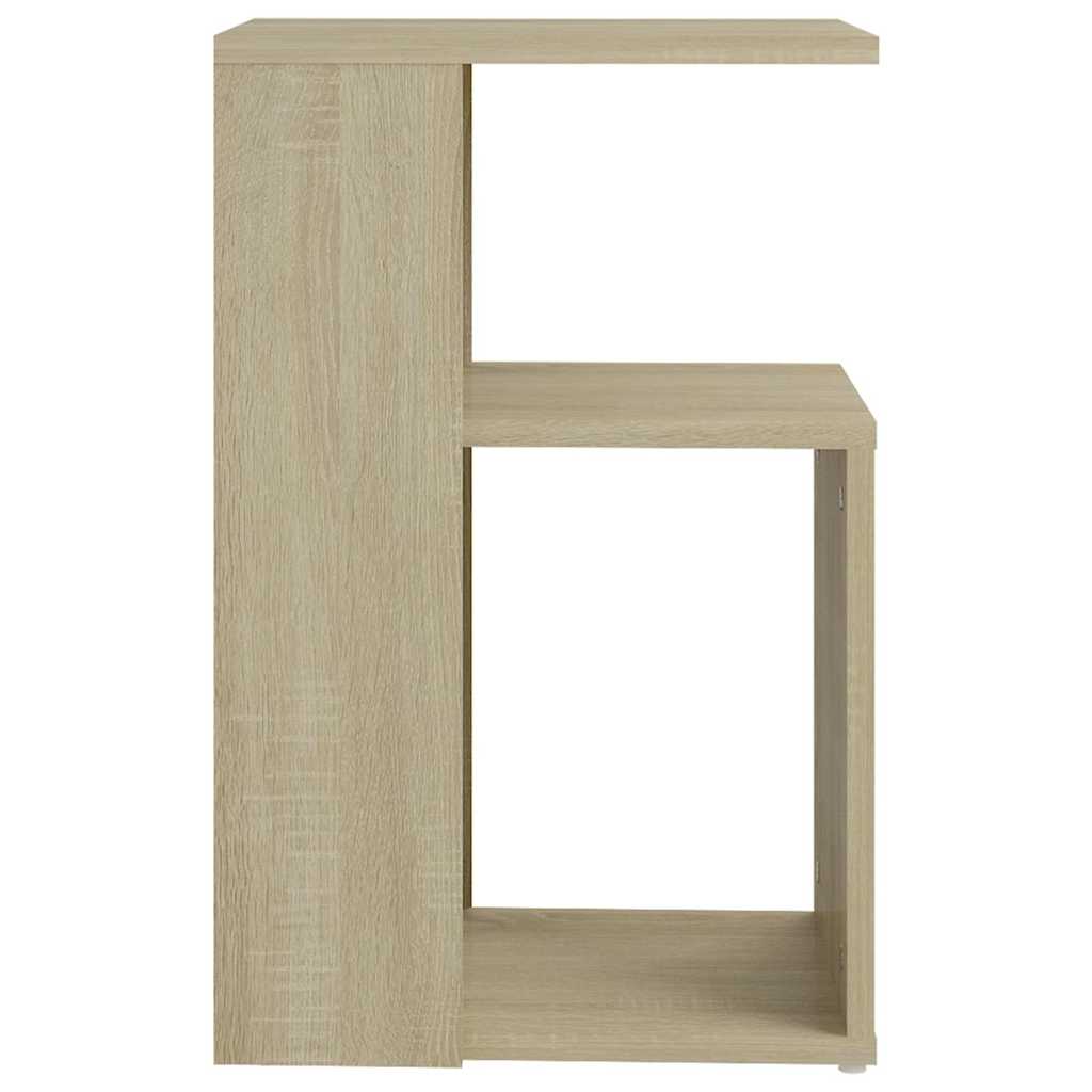 Vidaxl bijzettafel 36x30x56 cm bewerkt hout sonoma eikenkleurig