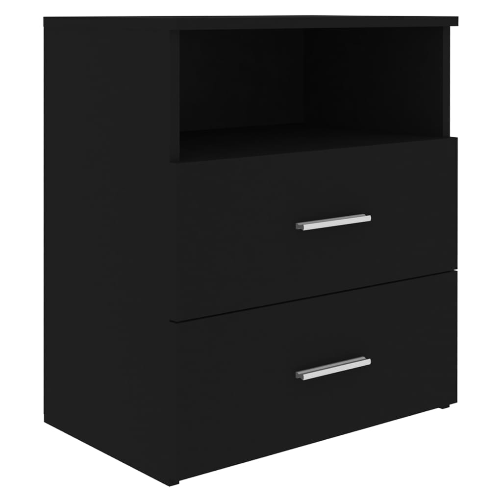 Vidaxl nachtkastje 50x32x60 cm zwart